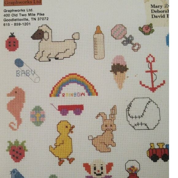 Mini Motif Designs For Baby and Children Bear, Balloons, Borders, Doll, Bunny - Picture 3 of 6